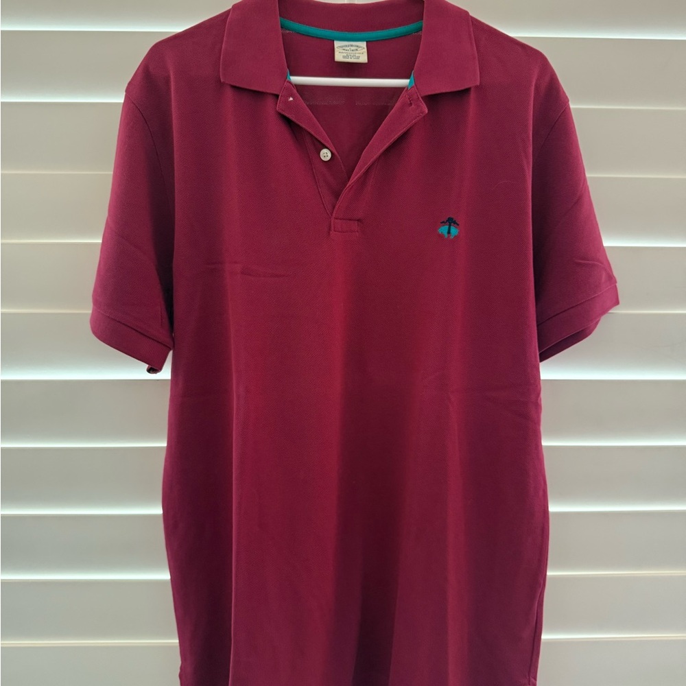 Brooks Brothers Maroon Polo Shirt